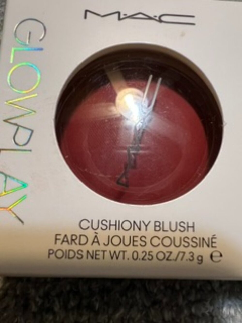 NWT MAC Glowplay Cushiony Blush in Plush Pepper in box